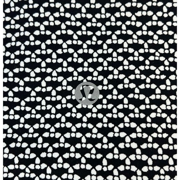 Lululemon In Movement 7/8 Tight Leggings Everlux Monochromic Black W5BBQS Sz 6 - Picture 9 of 13